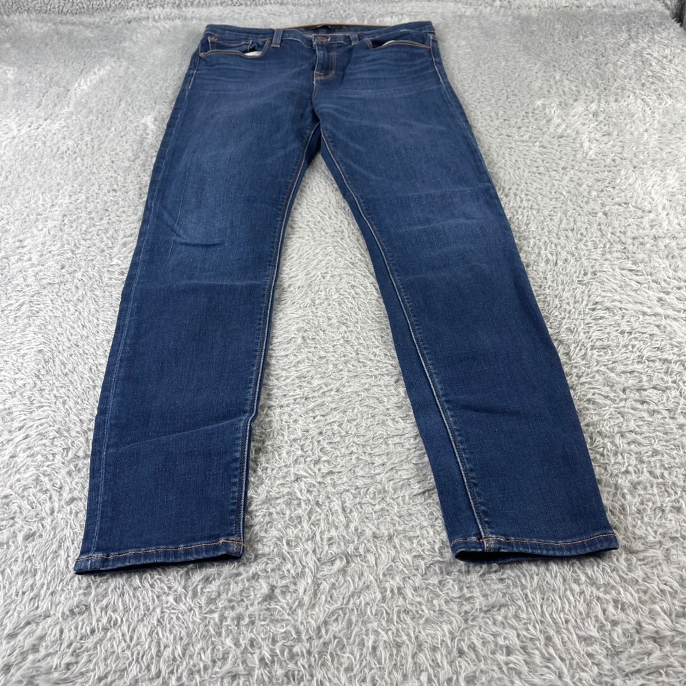 Hudson Jeans Nico Super Skinny Dark Wash Blue Denim Pants Size 30